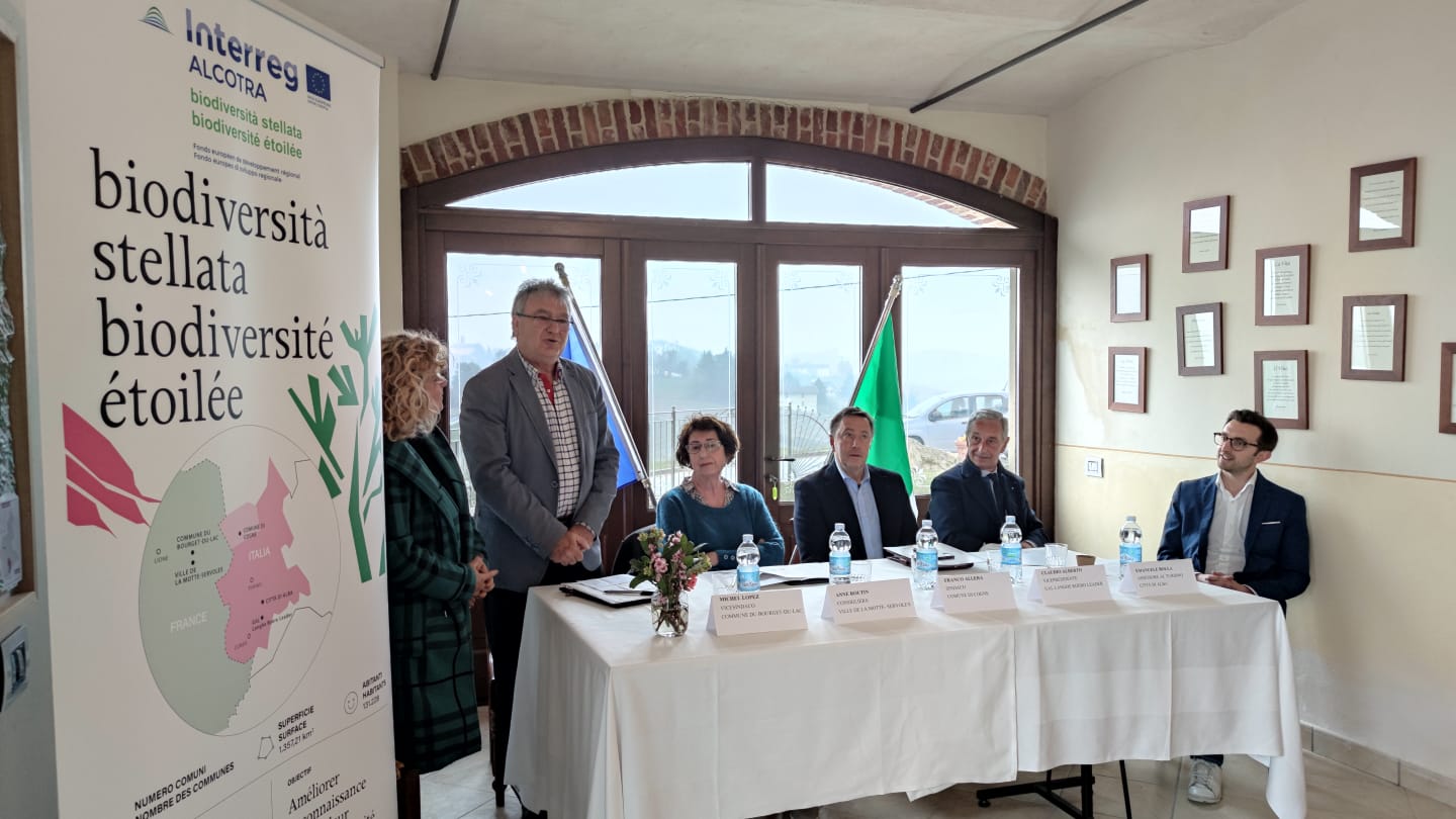 Presentato ad Alba il progetto italo-francese ALCOTRA – Biodiversità Stellata / Biodiversité Étoilée