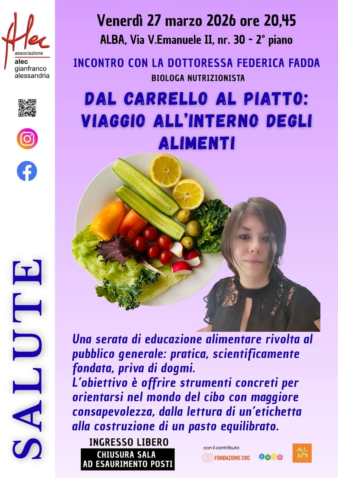 DAL CARRELLO AL PIATTO:  VIAGGIO ALL'INTERNO DEGLI ALIMENTI