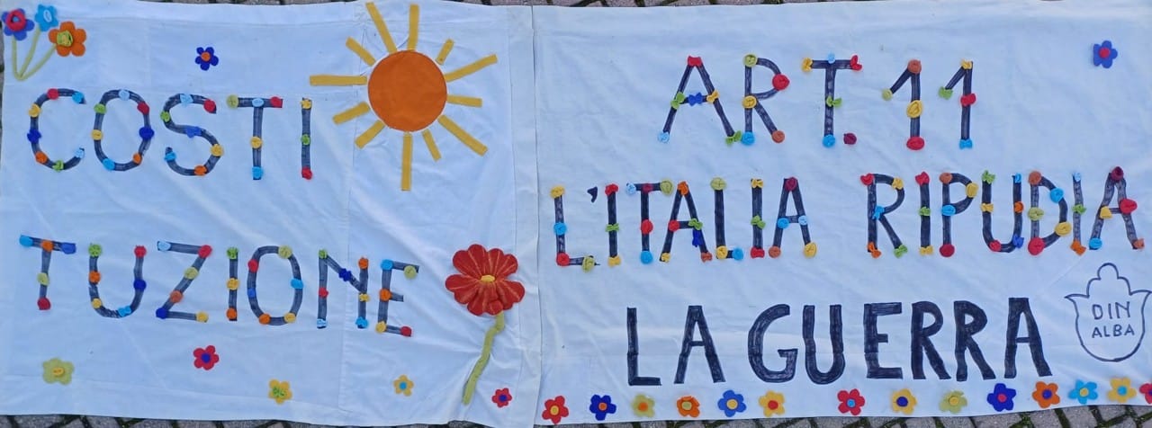 Hands and threads to mend peace and the future