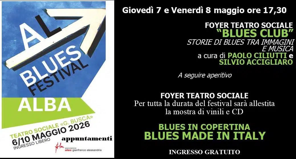 “BLUES CLUB” CON PAOLO CILIUTTI E SILVIO ACCIGLIARO