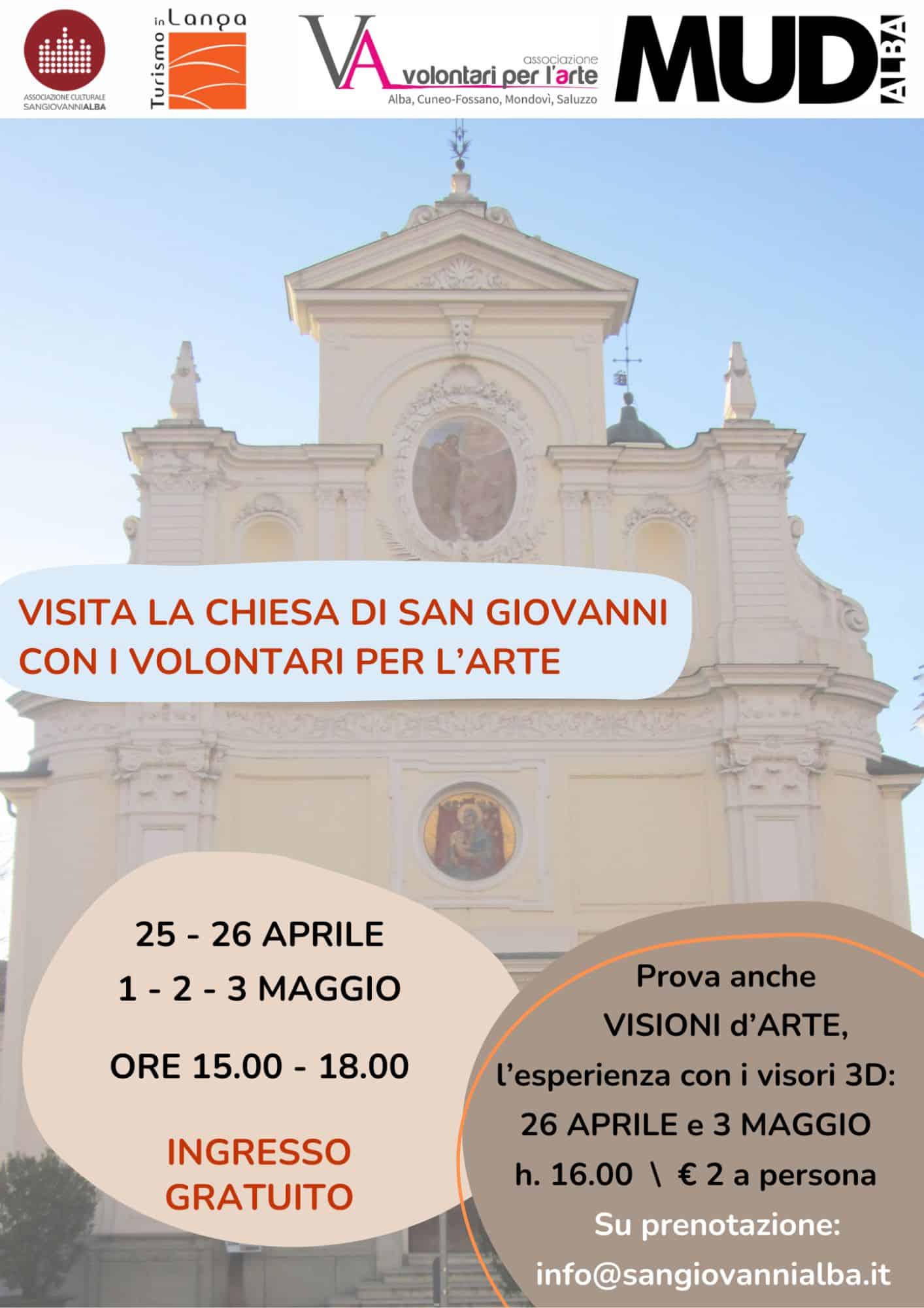 La chiesa di San Giovanni Battista apre le sue porte con i Volontari per l'Arte!