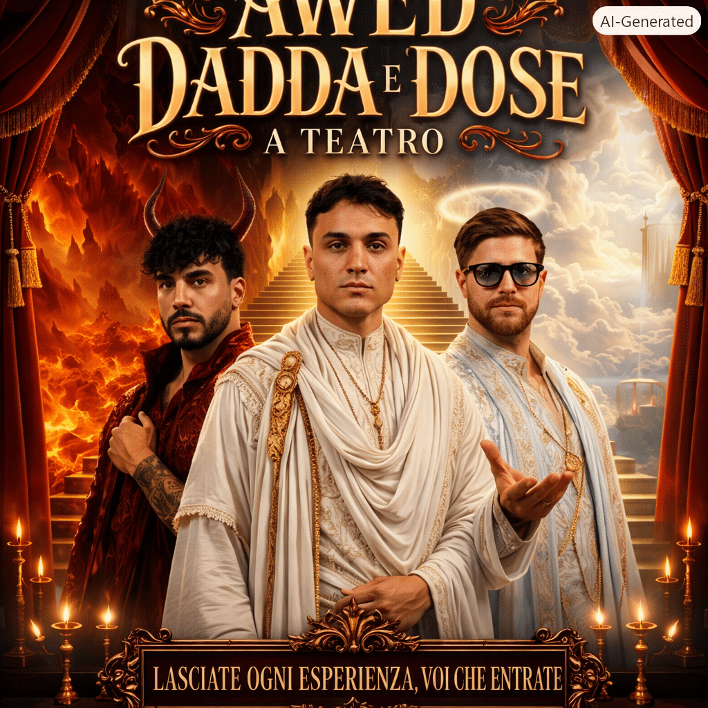 Ehrfürchtig, Dadda und Dose im Theater