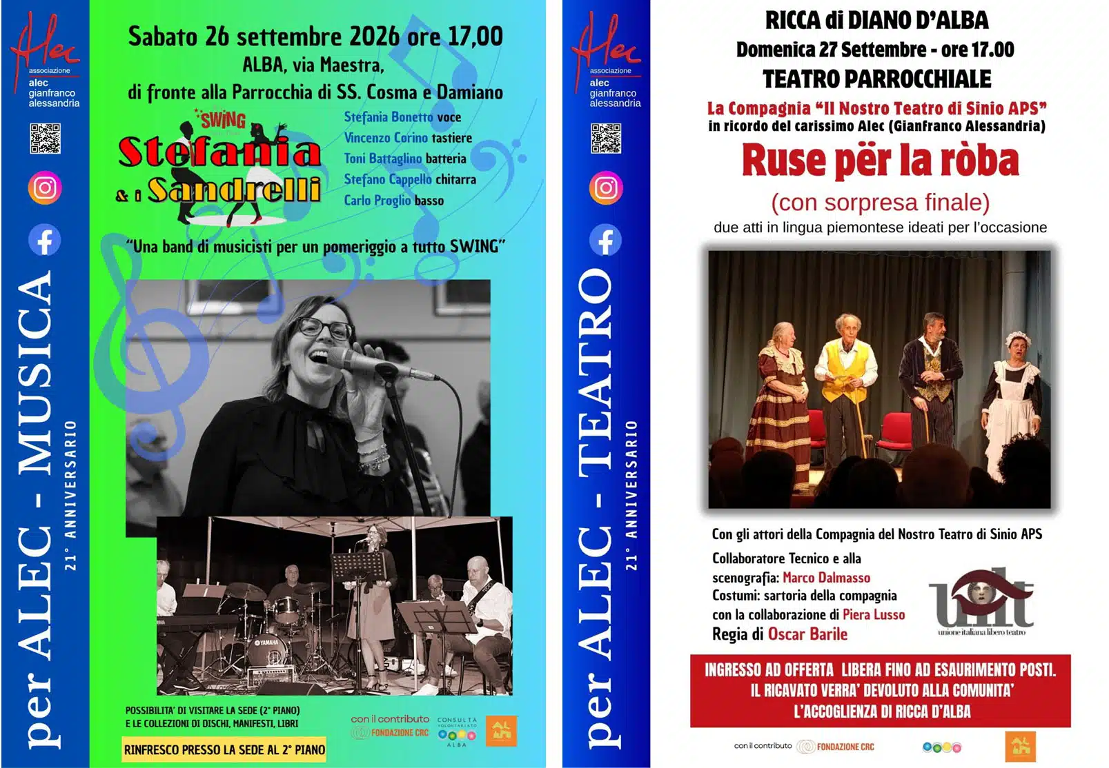 IN RICORDO DI ALEC - 21° ANNIVERSARIO