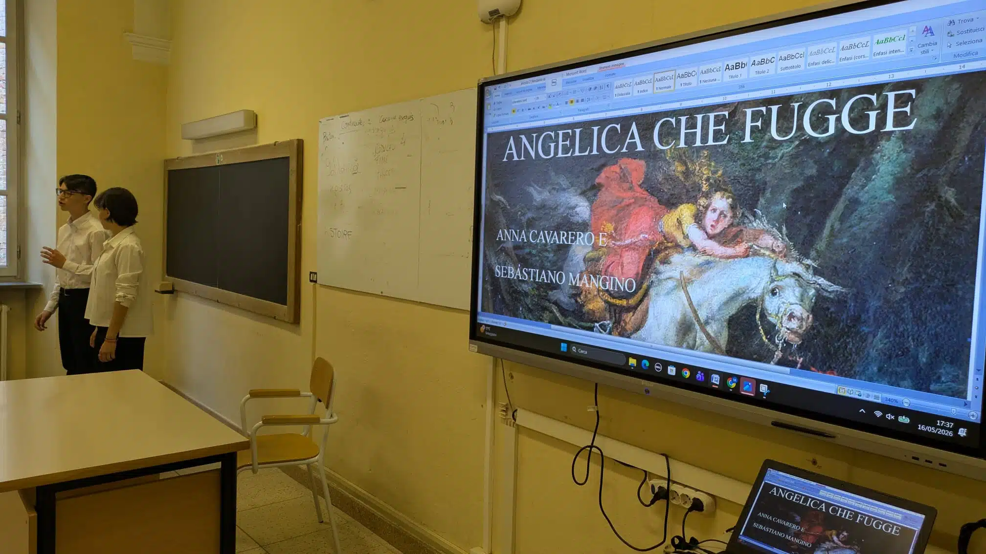 …ma seguitiamo Angelica che fugge