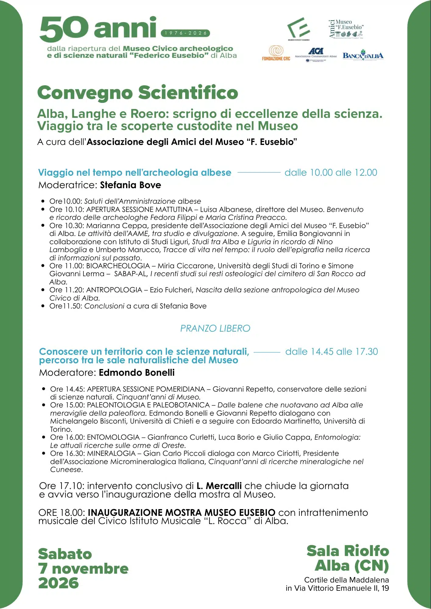 Alba, Langhe et Roero : un trésor d’excellence scientifique. Un voyage à travers les découvertes conservées au musée